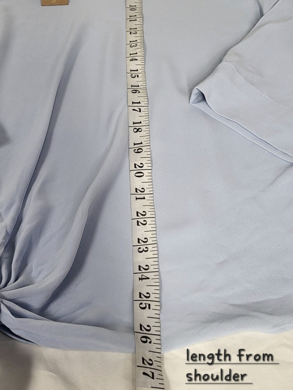 NEW Rachel Rachel Roy Blue Tie-Front Cold Shoulder Open Long Sleeve Blouse  2X - Picture 9 of 12
